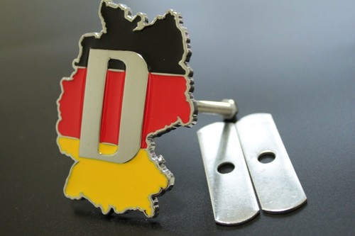 German flag car front grille - flag,